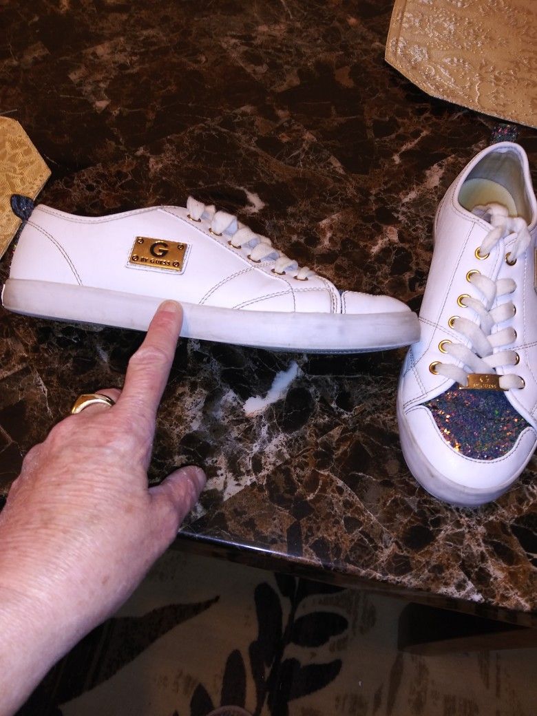 Guess Leather Tennis Shoes