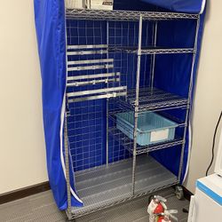 Metal Shelving W/cover