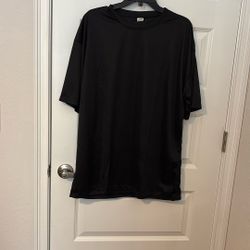 Short Sleeve Black Shirt, Size 3X
