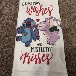 Disney Lilo And Stitch Set Of 2 Kitchen Towels 