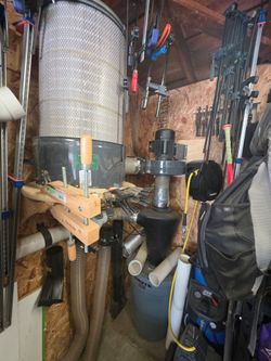Woodworking Dust Collector with Canister Filter
