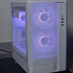 White 1080p Gaming Pc
