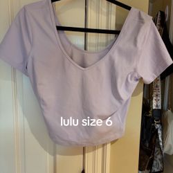 lululemon lavender top 