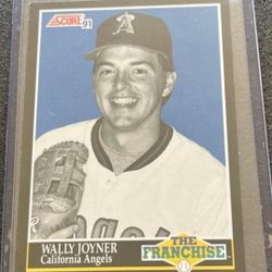 1991 Score The Franchise Wally Joyner #873 California Angels
