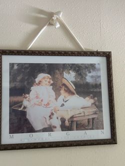 Morgan 'Playmates' Framed Art Print