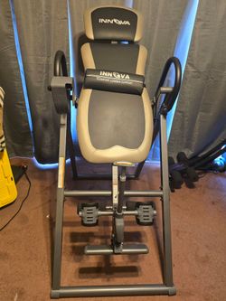Innova ITX9900 Inversion Table with Air Lumbar Support, Black/Gray