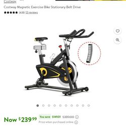 Exercise Bike New $180
