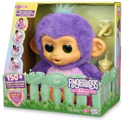 Care ‘n’ Cuddles Interactive Baby Monkey, Sunny (Purple), Toys for 3 Year Olds, 150+ Sounds and Reactions, Heart Lights Up