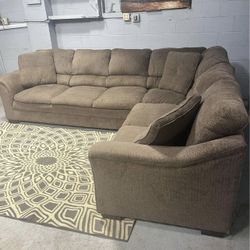 Brown Sectional Sofa