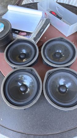Car door speakers