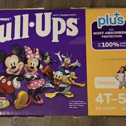 Pull-Ups Boys' Potty Training Pants, Size 4T-5T Training Underwear (38-50 lbs