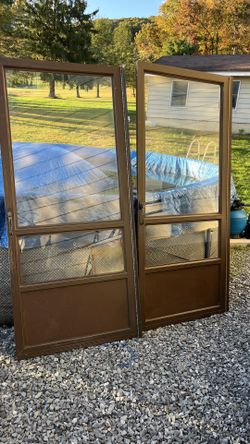2 Screen Doors 36”x81”