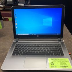 HP Pavilion 14-AB167US Laptop 14” i5 2.20GHz 8GB RAM 256GB SSD DVD-RW Windows 10