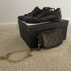 Louis Vuitton Shoes And Coin Purse - Authentic 