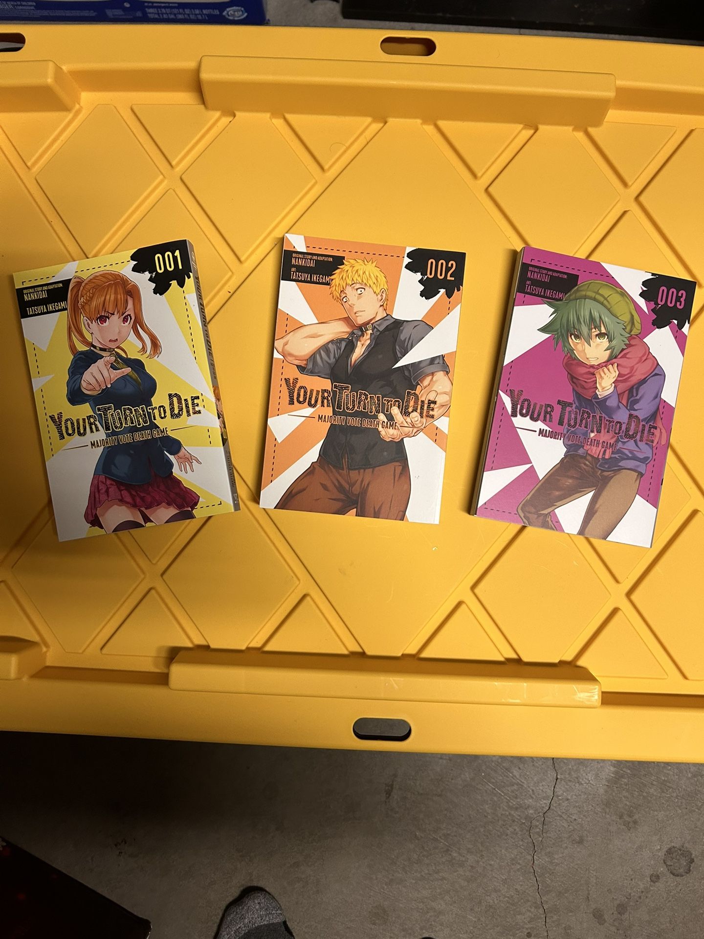 Your Turn to Die Majority Vote Death Game Volumes 1-3 English Manga