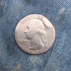 1970 Quarter Error Struck