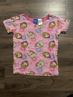 Girls frozen pajama shirt