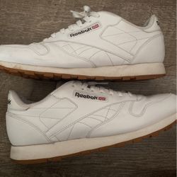 White Reebok 