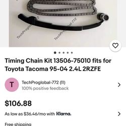 Timing Chain Kit 13506-75010 fits for Toyota Tacoma 95-04 2.4L 2RZFE