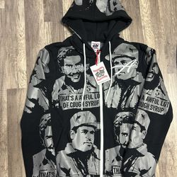 Asaali X That’s A Awful Lot Of Cough Syrup Hoodie Size Small New 