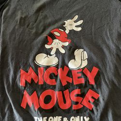 Mickey Mouse Baseball Tee Shirt