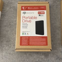 Seagate 4TB Portable External Hard Drive (Brand New)