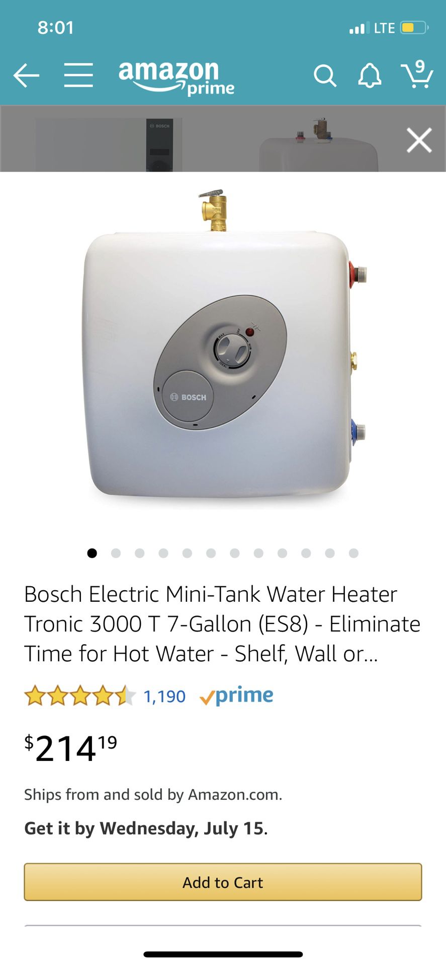 Electric tankless water heater lmk