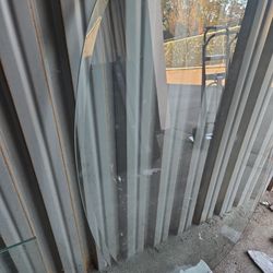 Oval Bevaled Glass Table Top