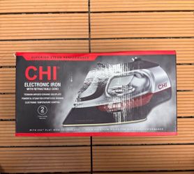 CHI Electronic Steam Iron with Retractable Cord
