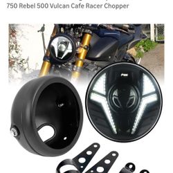 HENGTUAOTO 5-3/4 5.75" Motorcycle Headlight