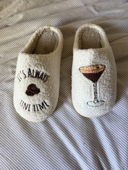 Espresso martini slippers