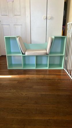 KidKraft Wooden Bookcase With Reading Nook