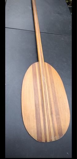 Vintage Wood Canoe Paddle