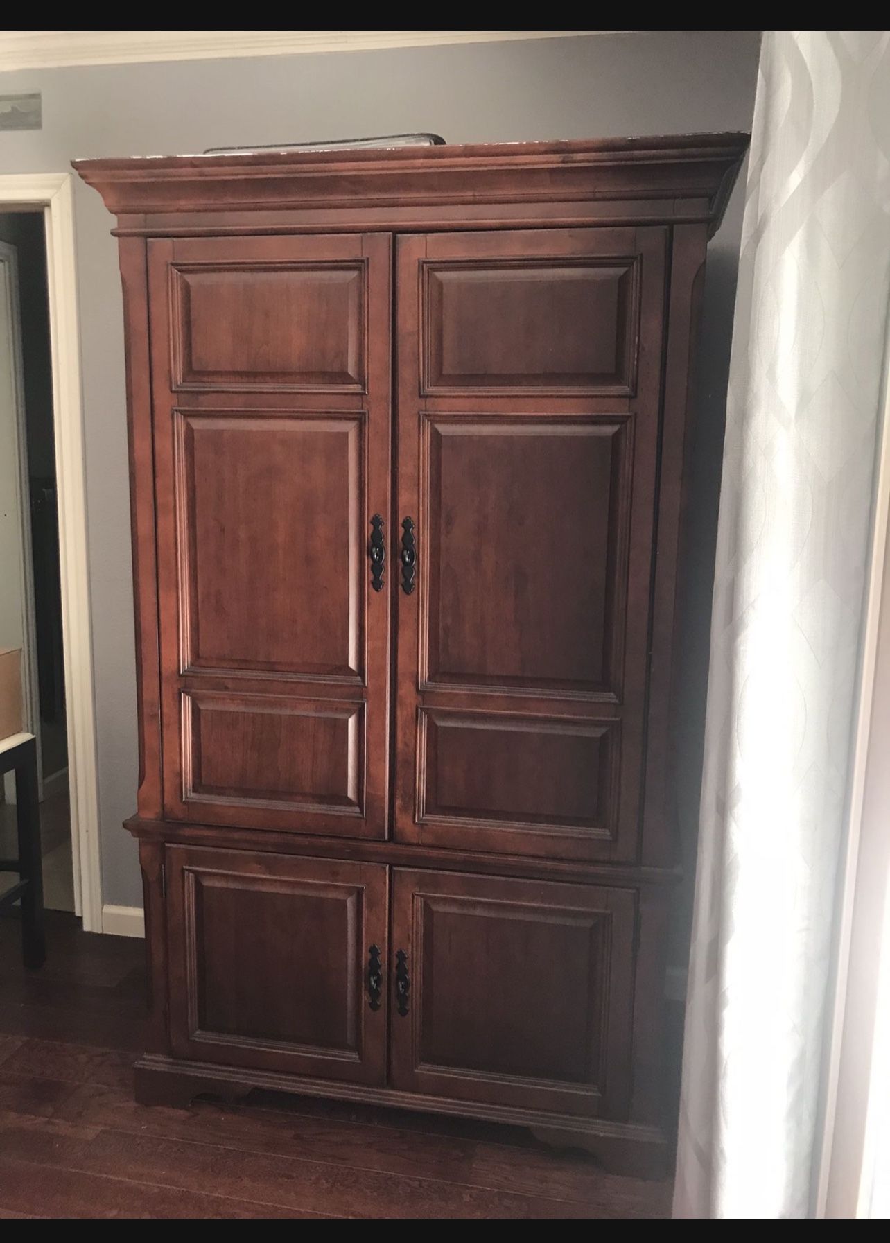 Free heavy Armoire. Beautiful and functional for Sale in Richardson, TX OfferUp