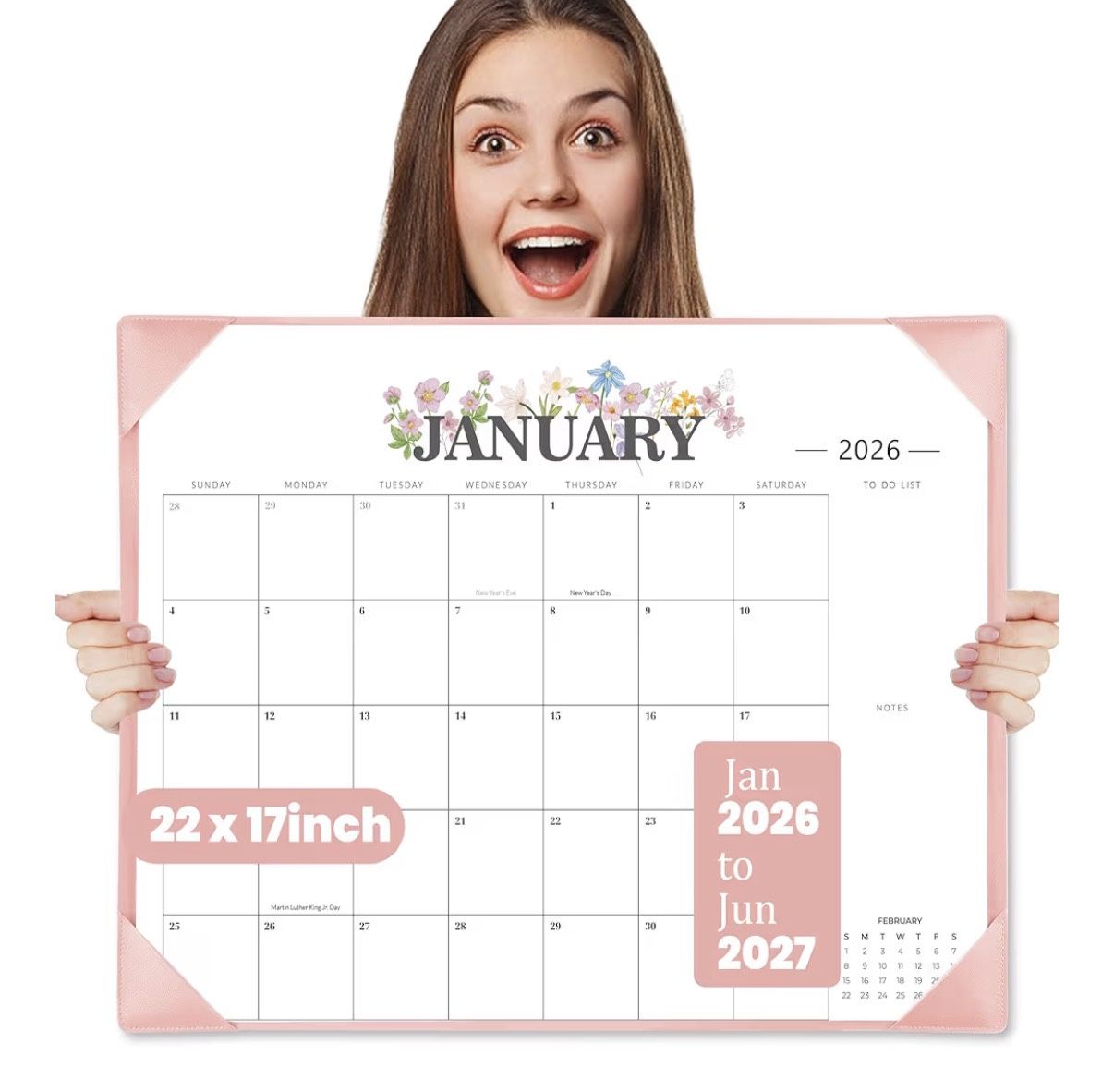 Desk Calendar 2026