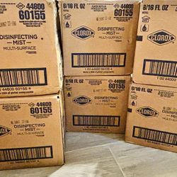CASE OF CLOROX DISINFECTING MIST MULTI-SURFACE REFILLS | X6 BOTTLES