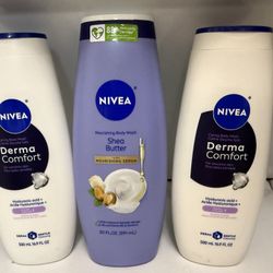 Nivea Body wash all 3 x $12