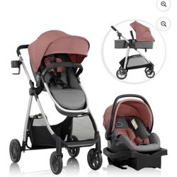 Evenflo Omni Travel System In Shasta Pink 