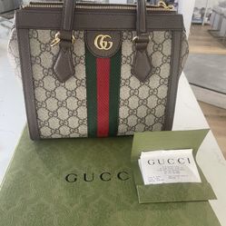 Gucci Small Ophidia Tote (Authentic) 