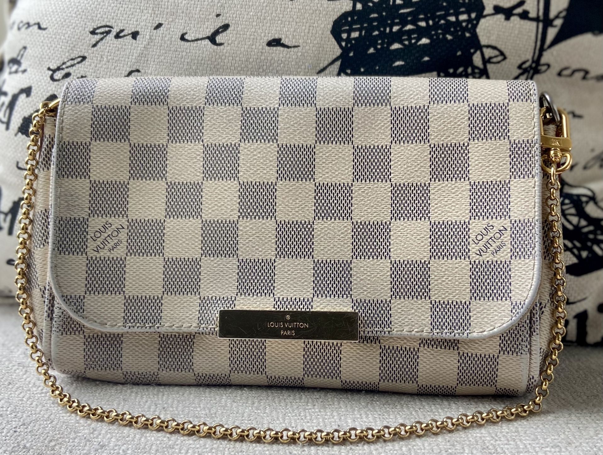 Louis Vuitton Damier Azur Favorite PM Handbag 