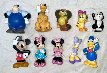 10-Piece Mickey Mouse & Friends Bath Toy Set - EXCELLENT CONDITION & MOLD-FREE