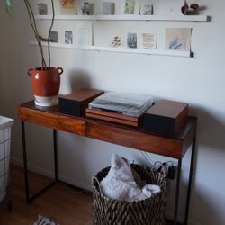 Two-drawer side table