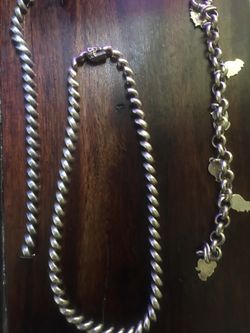 925 Sterling Silver and bracelet