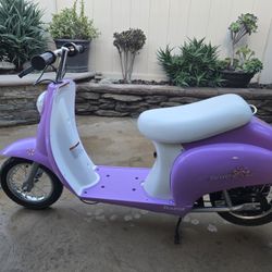 Razor Pocket Mod Classic - Euro Style Electric Scooter, Capri Pink, Vintage-Inspired Design