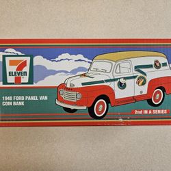 7 Eleven 1948 Ford Panel Truck Coin Bank limited Edition