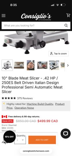 Meat slicer