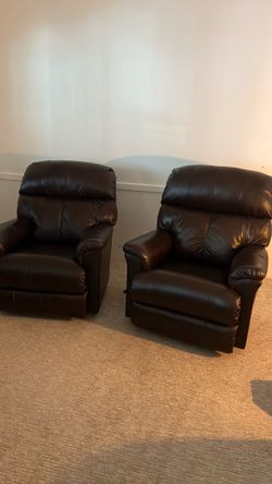 2 La-Z-Boy Leather Recliners