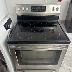 Kenmore 30 Inc Electric Stove Convection Oven Five Element Stainless Steel 