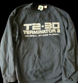 T2-3D TERMINATOR 2 UNIVERSAL STUDIO FLORIDA XXL MADE IN USA VINTAGE