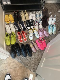 Women’s And Kids Shoes Ranging From Size 3y To 6.5 W